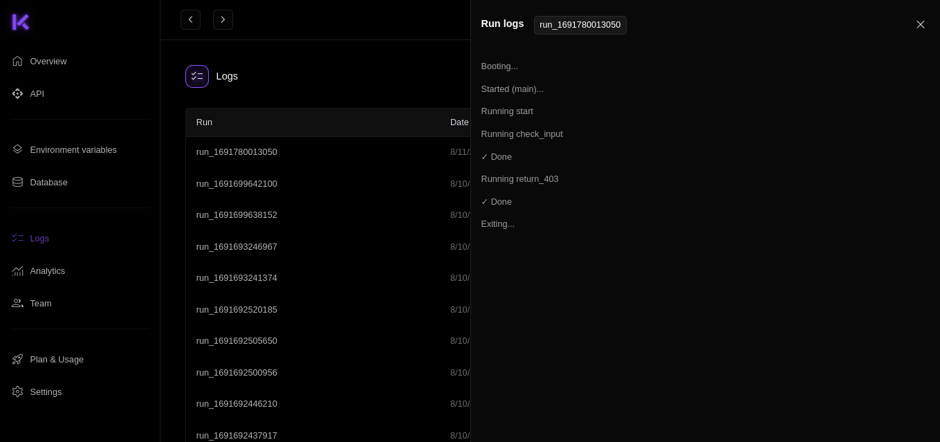 Koxy AI Logs